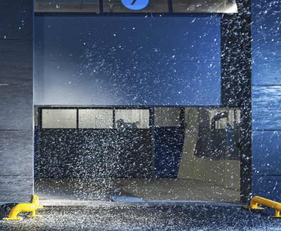 Панорамные ворота AluTherm в Учкекене