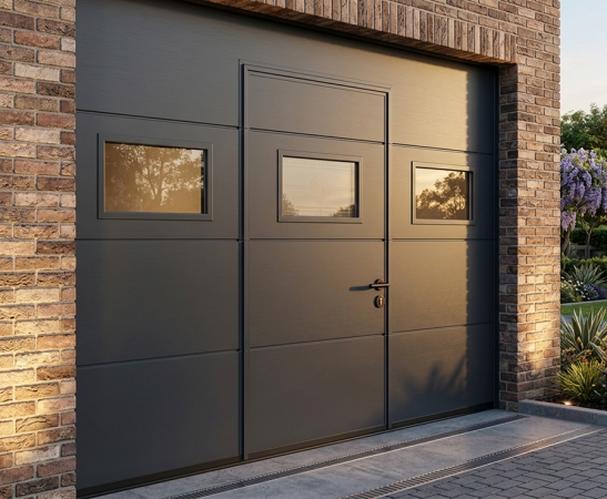 Ворота с окнами в Учкекене