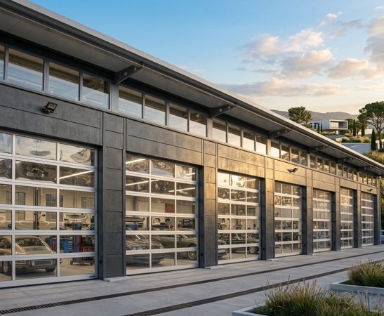 Панорамные ворота в Учкекене