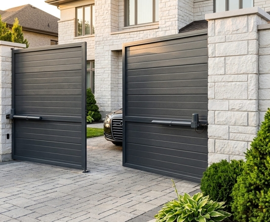 Автоматика для распашных ворот в Учкекене