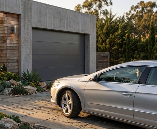 Секционные гаражные ворота в Учкекене